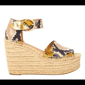 Marc Fisher Alida Espadrille Wedge sz9